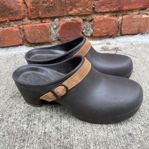 Crocs Heeled Mules Brown L Size 8